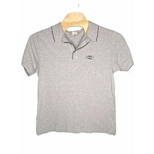 The Disney Store Grumpy Embroidered Golf Polo Shirt Size Large Gray short sleeve